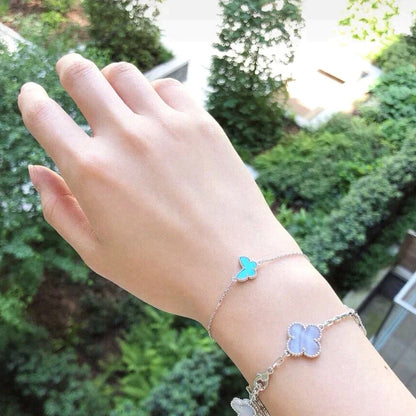 [Bloom]BUTTERFLY TURQUOISE BUTTERFLY BRACELET SILVER