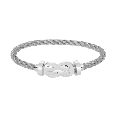 [Bloom]CHANCE LARGE 8 FIGURE BUCKLE NO DIAMOND BRACELET SILVER