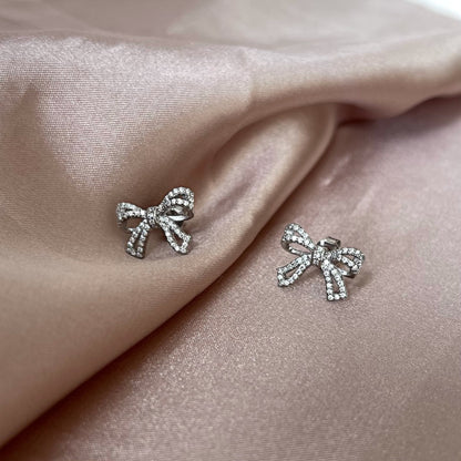 [Bloom]Dainty Bow Shape Earrings