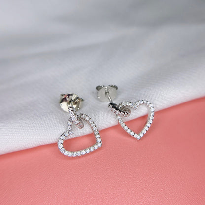 [Bloom]Dainty Heart Shape Earrings