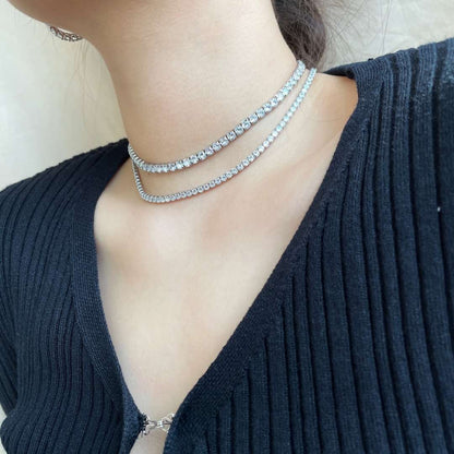 [Bloom]Elegant Tennis Chain Necklace