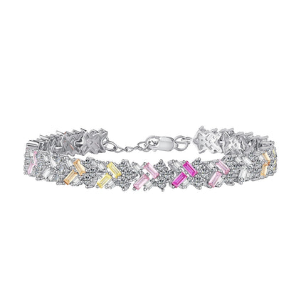 [Bloom]Dazzling Unique Multi Shape Daily Bracelet