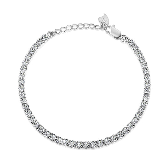 [Bloom]Sparkling Round Cut Daily Bracelet