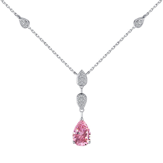 [Bloom]Dazzling Pear Cut Necklace