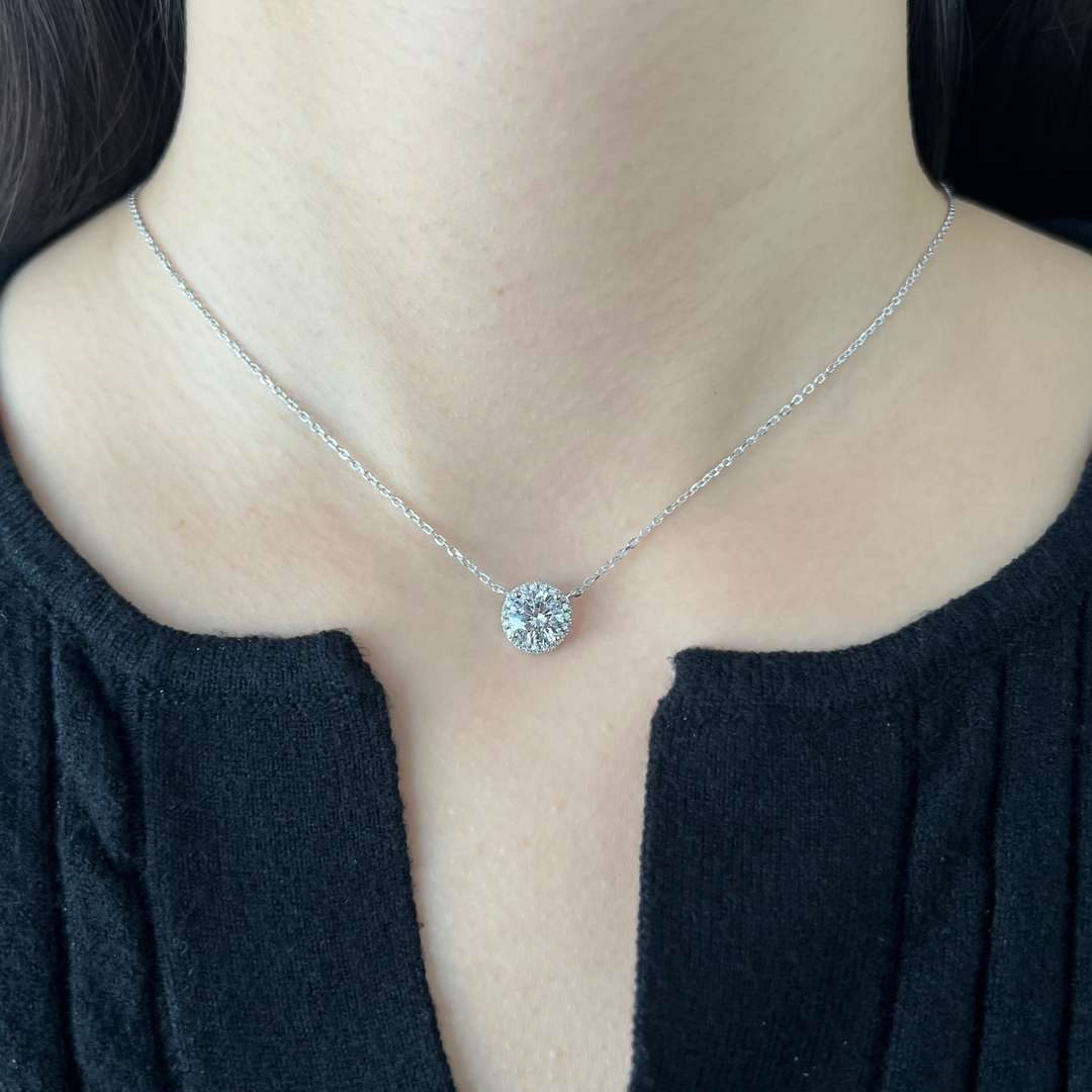 [Bloom]Luxurious Round Cut Necklace