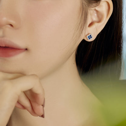 [Bloom]Four-Leaf Clover Flower Shaped Earrings