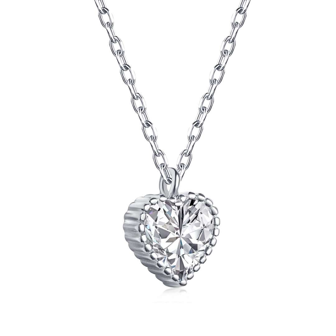 [Bloom]Ornate Heart Shape Necklace