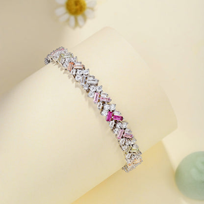 [Bloom]Dazzling Unique Multi Shape Daily Bracelet