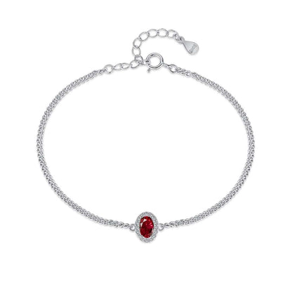 [Bloom]Exquisite Oval Shape Bracelet