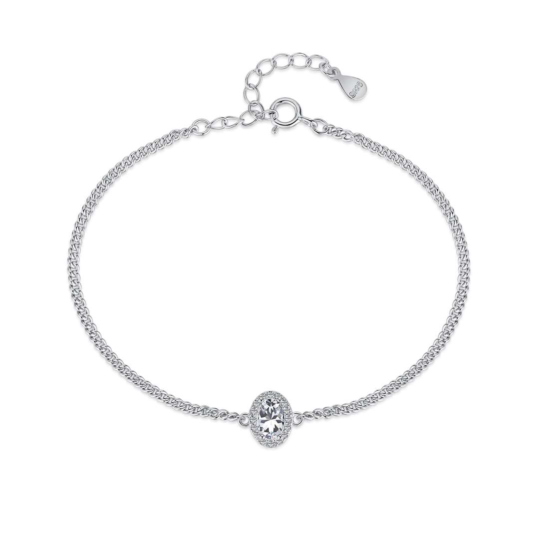 [Bloom]Exquisite Oval Shape Bracelet