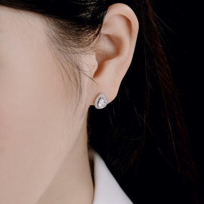 [Bloom]Luxurious Water Drop Shape Earrings