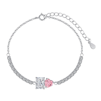 [Bloom]Dazzling Unique Multi Shape Lover Bracelet