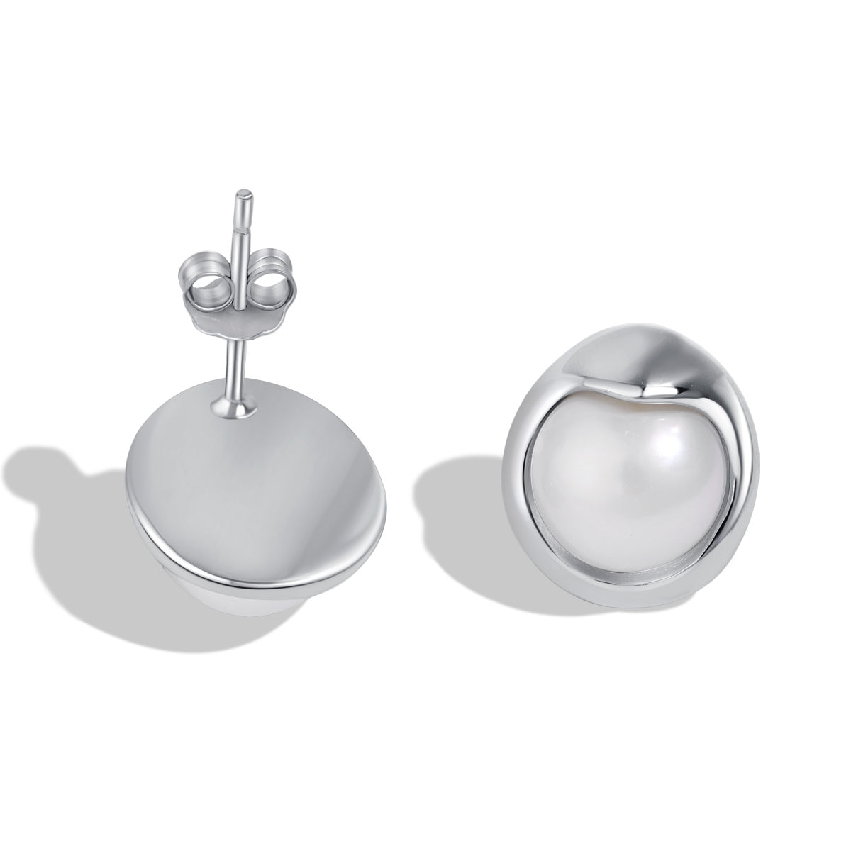 [Bloom]Dainty Bread Pearl Earrings