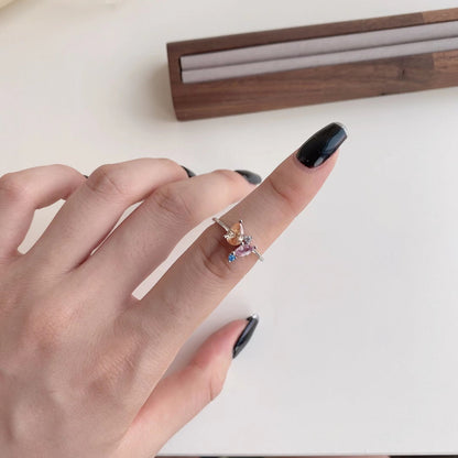 [Bloom]Radiant Colorful Multi Cut Daily Ring