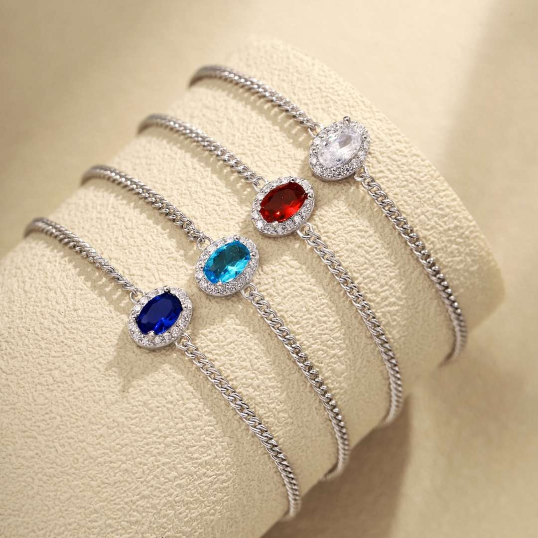 [Bloom]Exquisite Oval Shape Bracelet