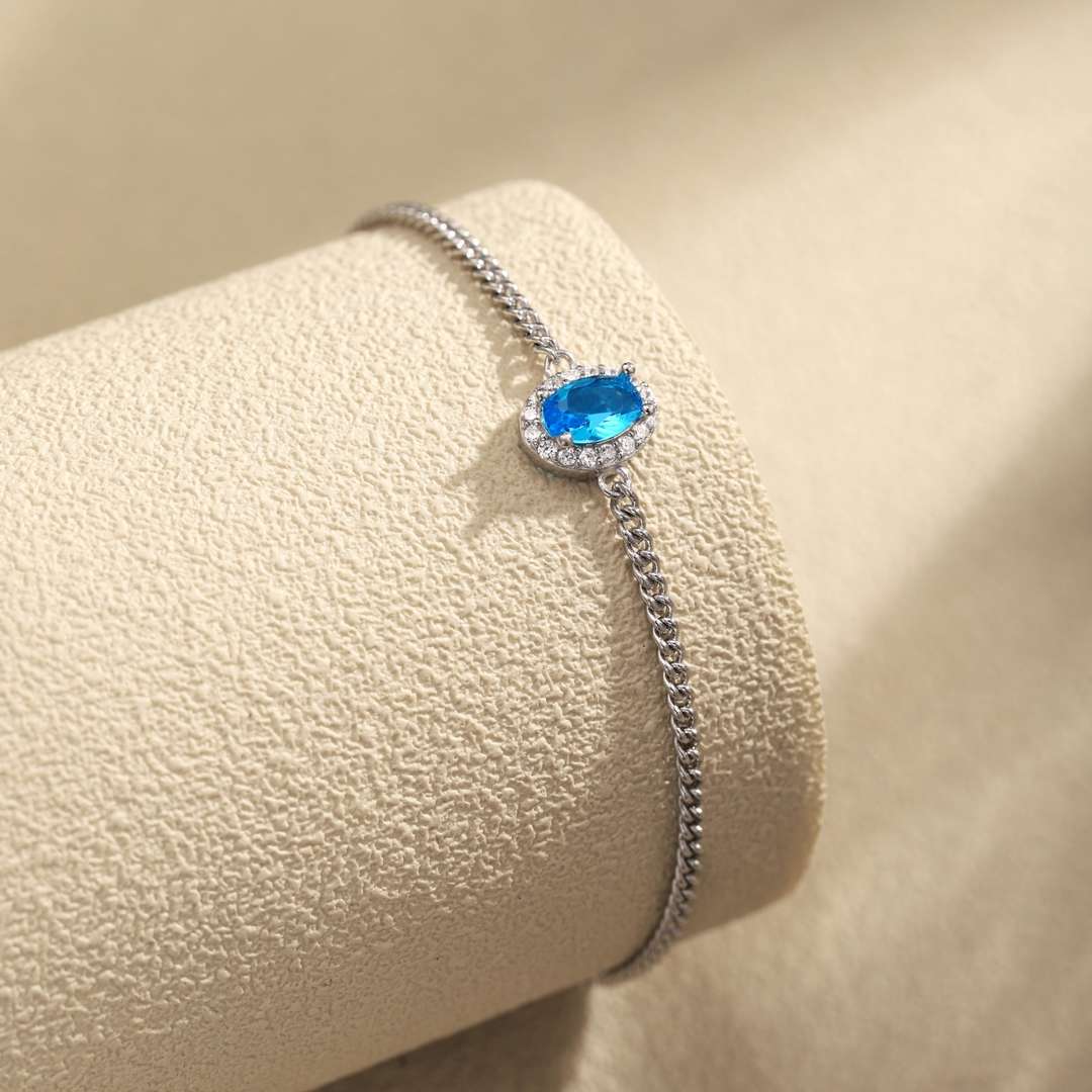 [Bloom]Exquisite Oval Shape Bracelet