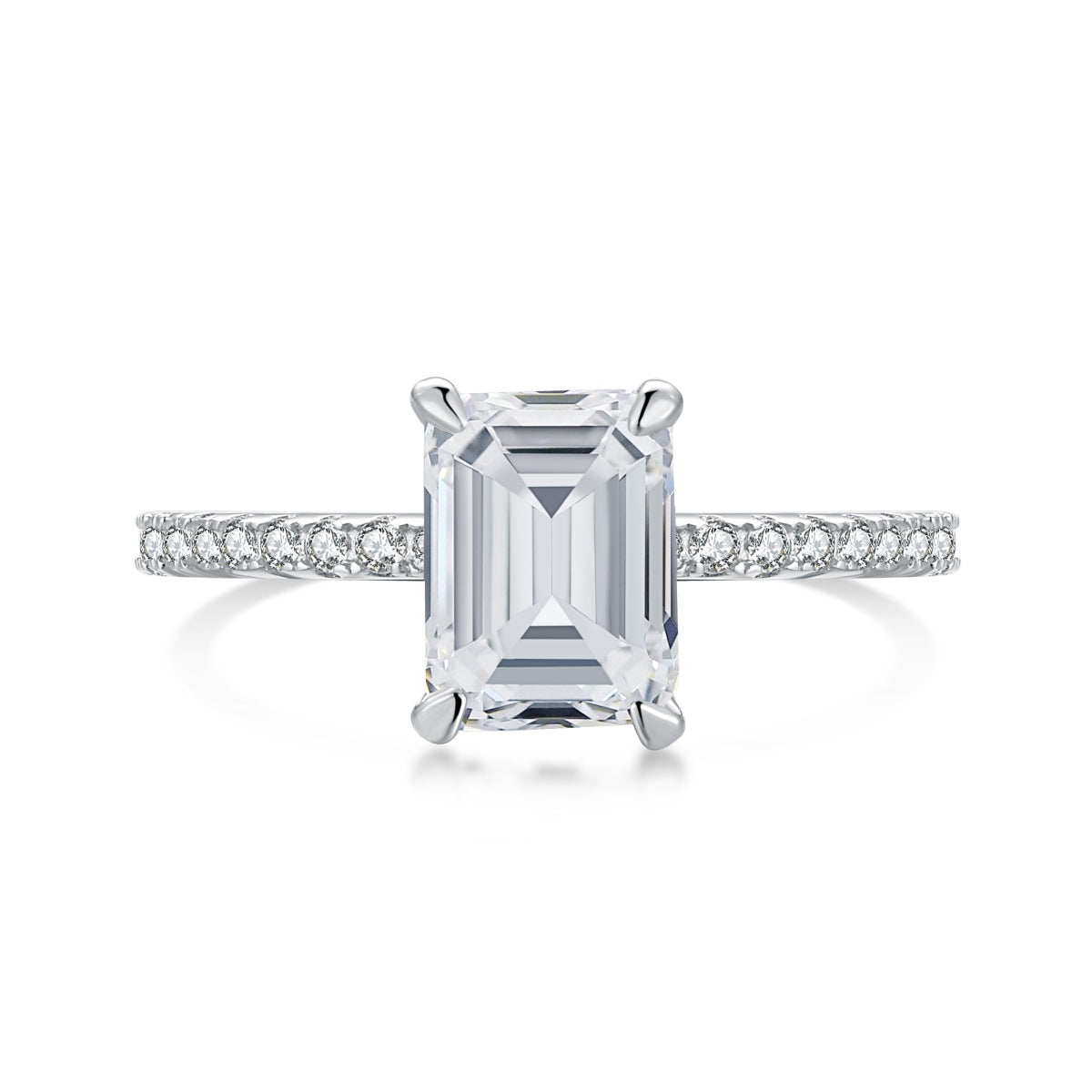 [Bloom]2.0 Carat Scintillating Ornate Radiant Cut Party Ring