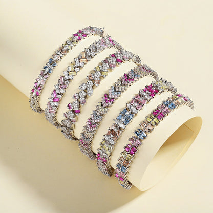 [Bloom]Delicate Colorful Multi Cut Party Bracelet