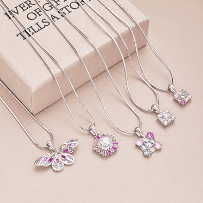 [Bloom]Charming Flower Colorful Necklace