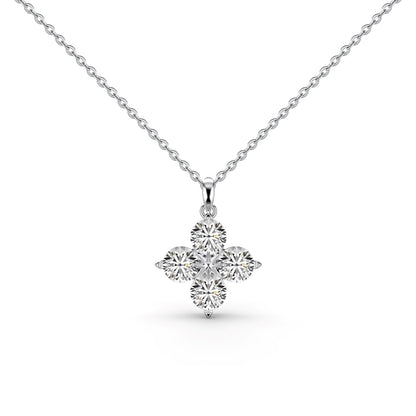 [Bloom]Four-Leaf Clover And Eight-Pointed Star Necklace