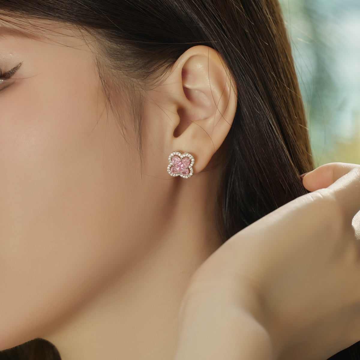 [Bloom]Lucky Four-Leaf Clover Exquisite Earrings