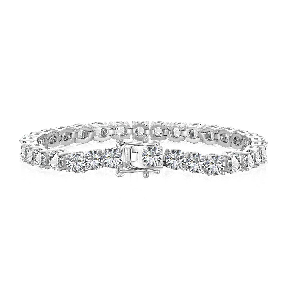 [Bloom]Ornate Sparkling Round Cut Wedding Bracelet