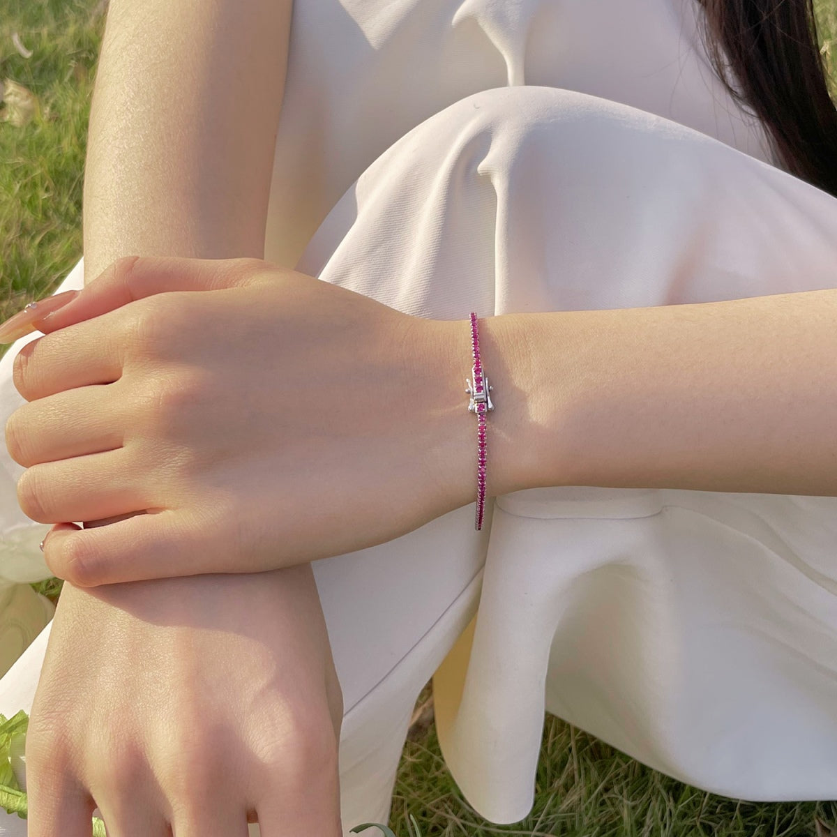 [Bloom]Radiant Colorful Round Cut Party Bracelet