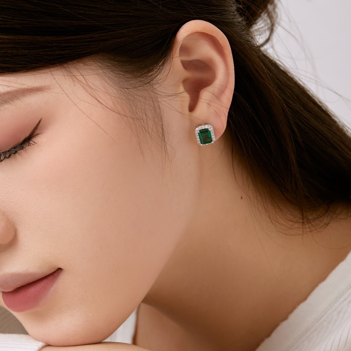 [Bloom]Luxurious Dainty Emerald Cut Banquet Earrings