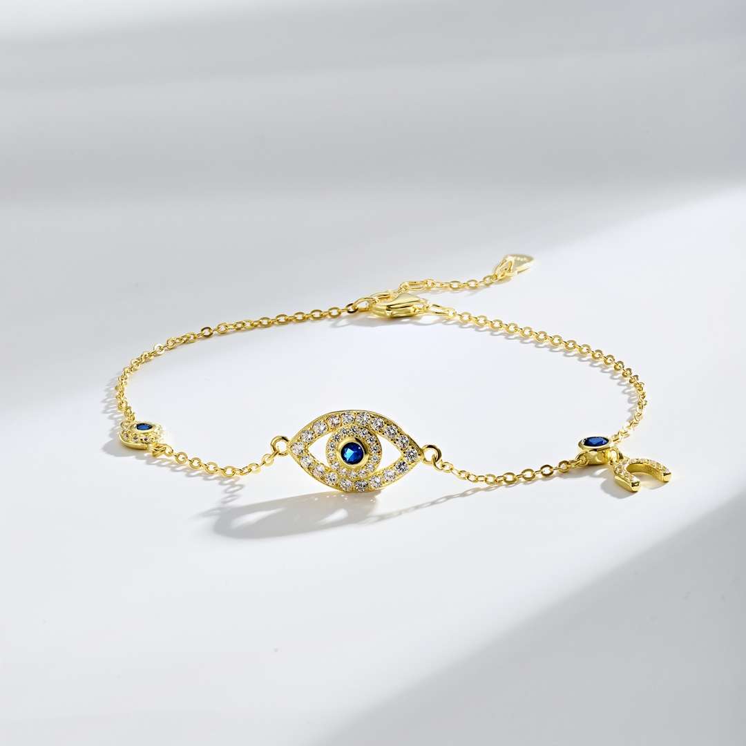 [Bloom]Dainty Eye Shape Necklace