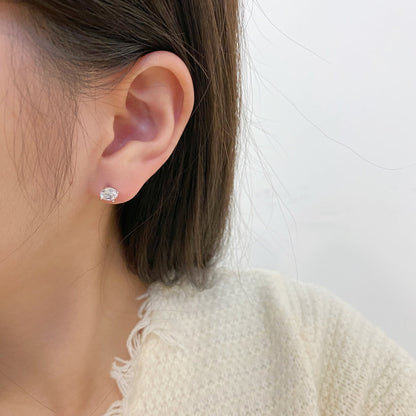 [Bloom]Unique Round Shape Earrings