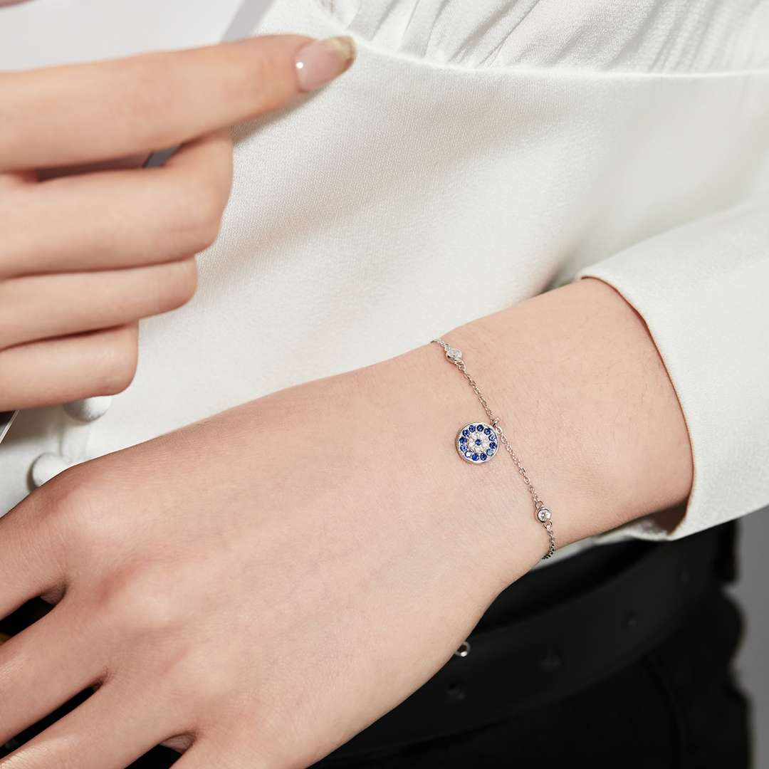 [Bloom]Devil's Eye Round Shape Bracelet