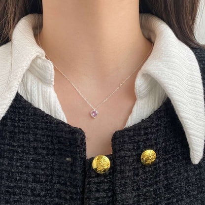 [Bloom]Ornate Heart Shape Necklace