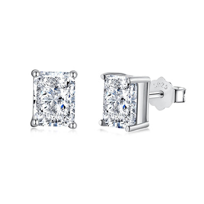 [Bloom]Radiant Luxurious Princess Cut Daily Earrings