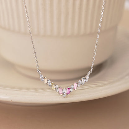 [Bloom]Dazzling Rainbow Necklace