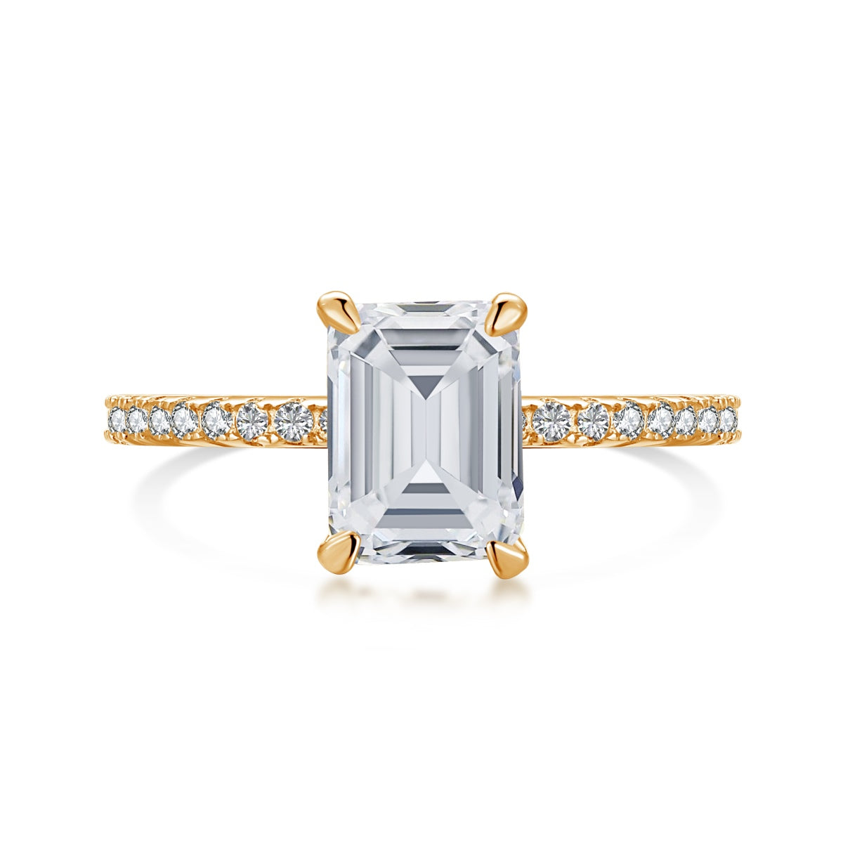 [Bloom]2.0 Carat Scintillating Ornate Radiant Cut Party Ring