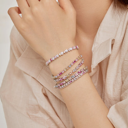 [Bloom]Delicate Colorful Multi Cut Daily Bracelet