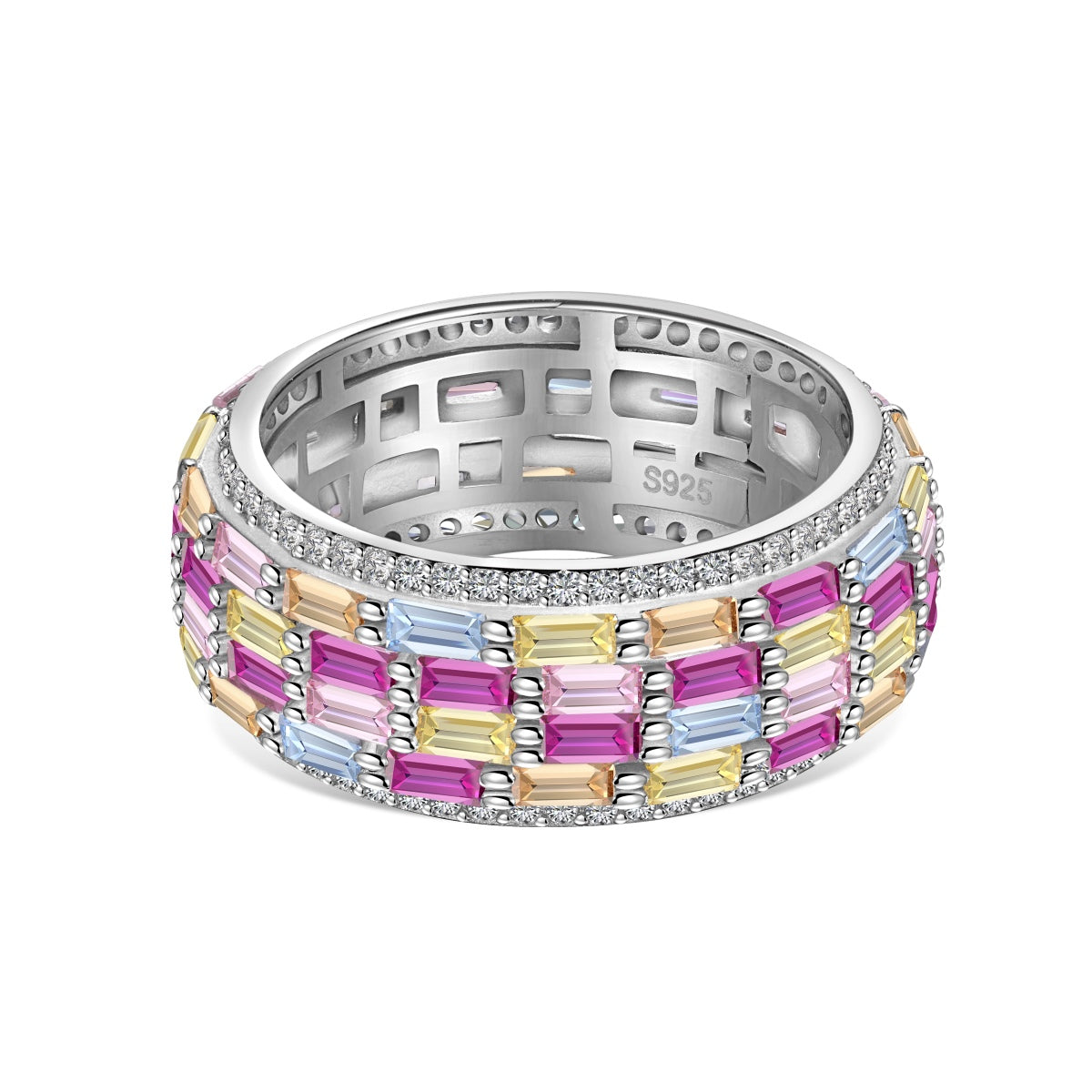 [Bloom]Radiant Colorful Radiant Cut Daily Ring