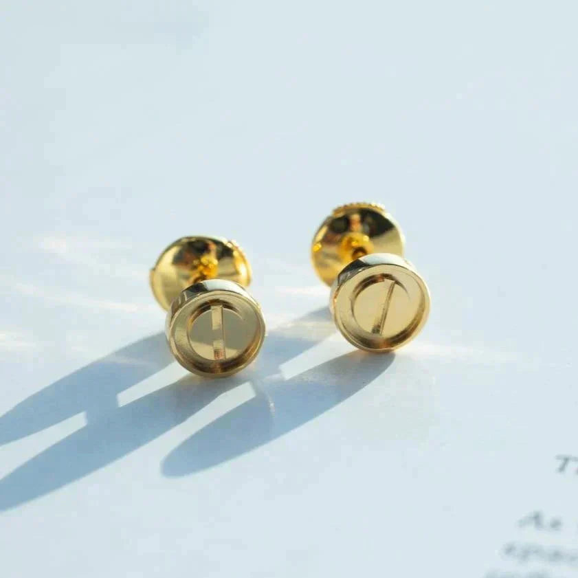 [Bloom]LOVE EARRINGS GOLD 10MM