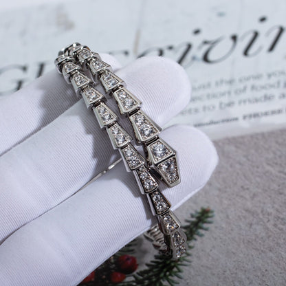 [Bloom]SERPENTI BRACELET 6MM SILVER DIAMOND