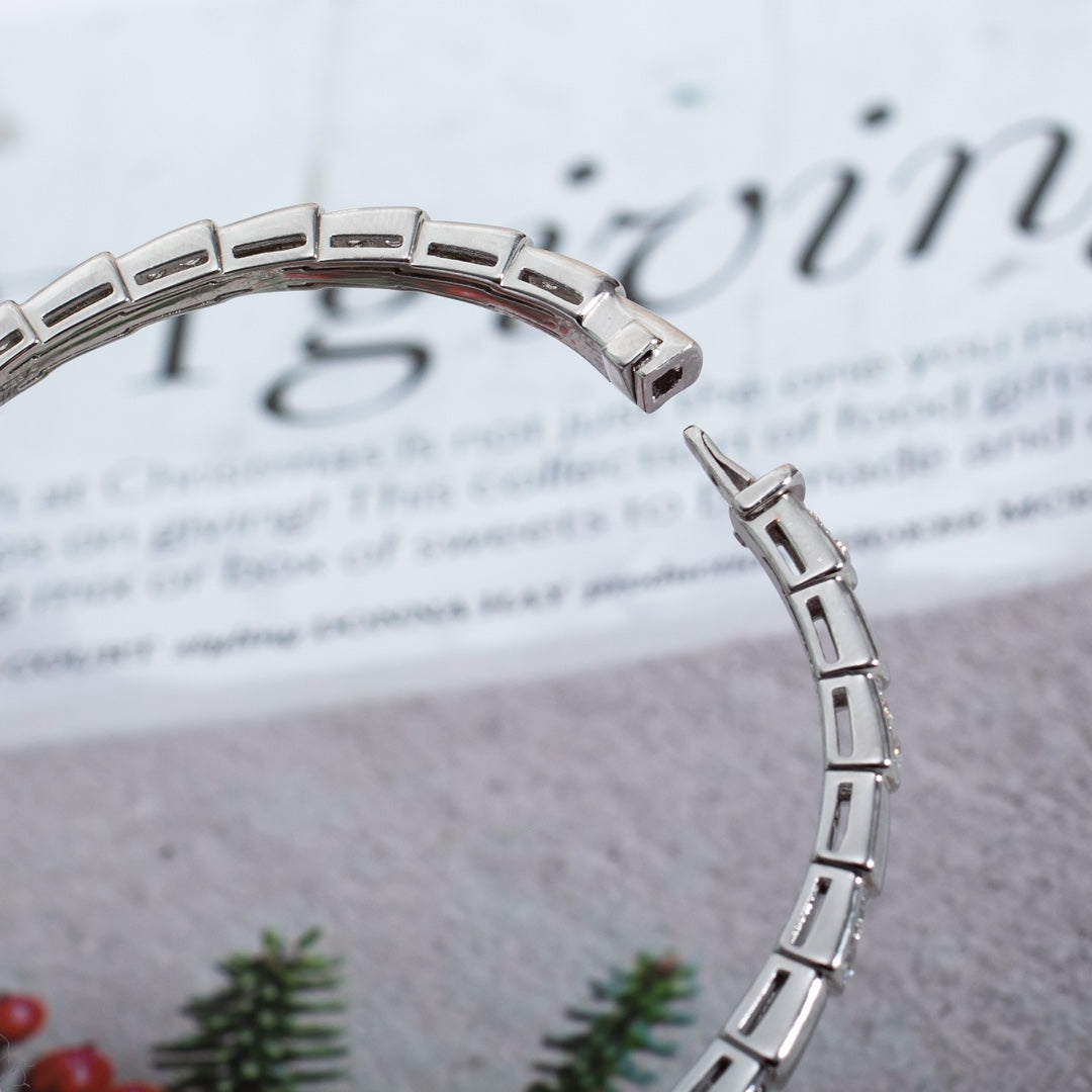 [Bloom]SERPENTI BRACELET SILVER DIAMOND