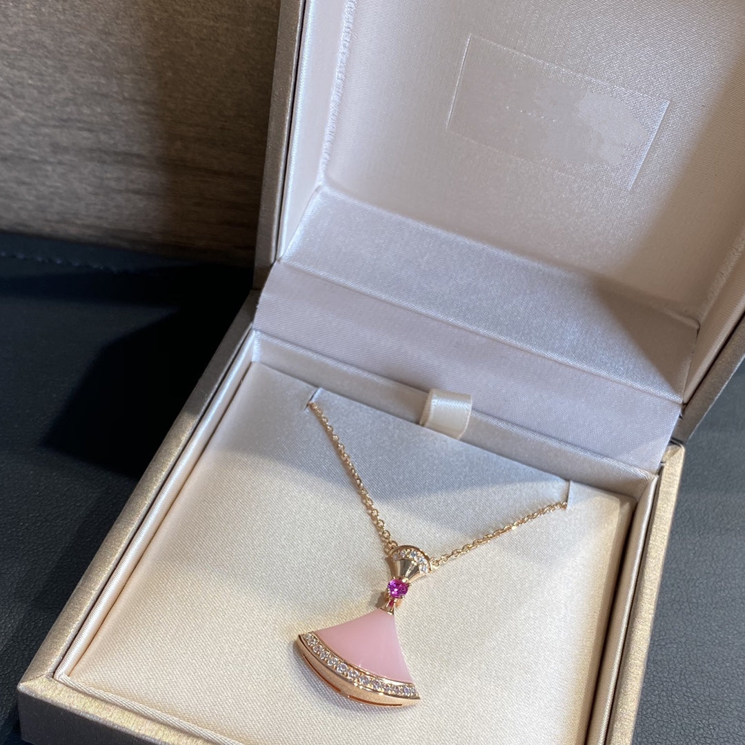 [Bloom]DREAM NECKLACE PINK OPAL