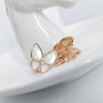 [Bloom]BUTTERFLY MOP DIAMOND EARRINGS