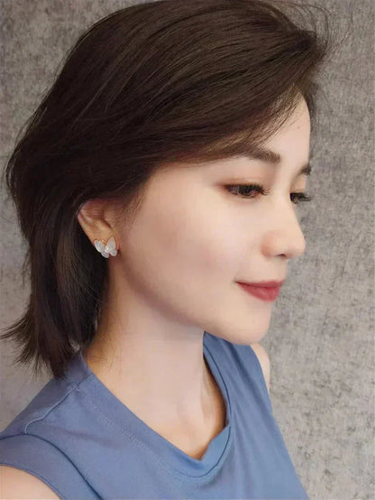 [Bloom]BUTTERFLY MOP DIAMOND EARRINGS