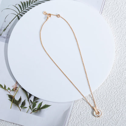 [Bloom]GARI NECKLACE PINK GOLD MOP