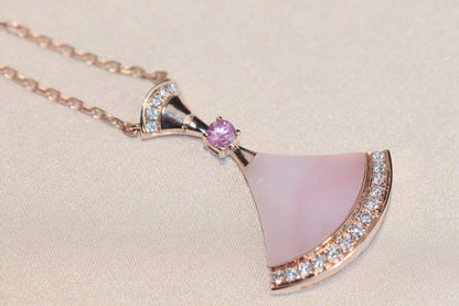 [Bloom]DREAM NECKLACE PINK MOP DIAMOND