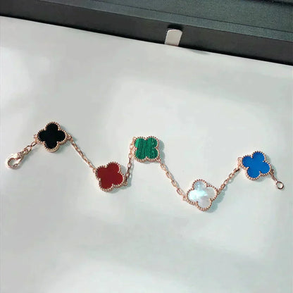 [Bloom]CLOVER 5 MOTIFS MULTICOLOR  BRACELET