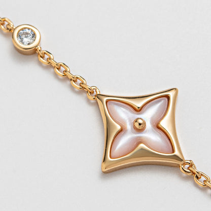 [Bloom]STAR 1 DIAMOND PINK GOLD BRACELET