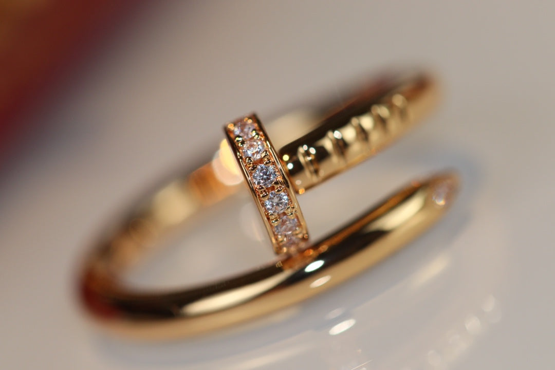 [Bloom]JUSTE RING 2.65MM GOLD DIAMOND