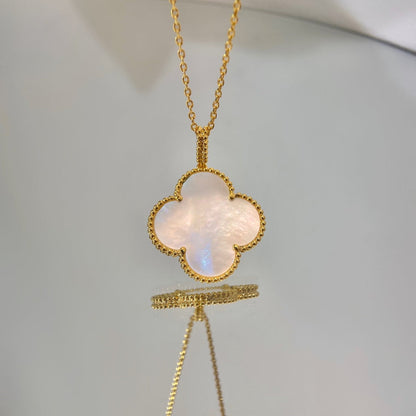 [Bloom]CLOVER 25MM MOP LARGE PENDANT NECKLACE