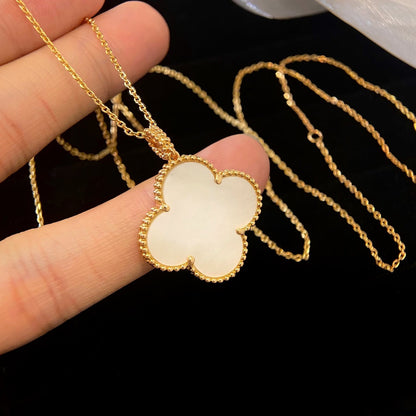 [Bloom]CLOVER 25MM MOP LARGE PENDANT NECKLACE